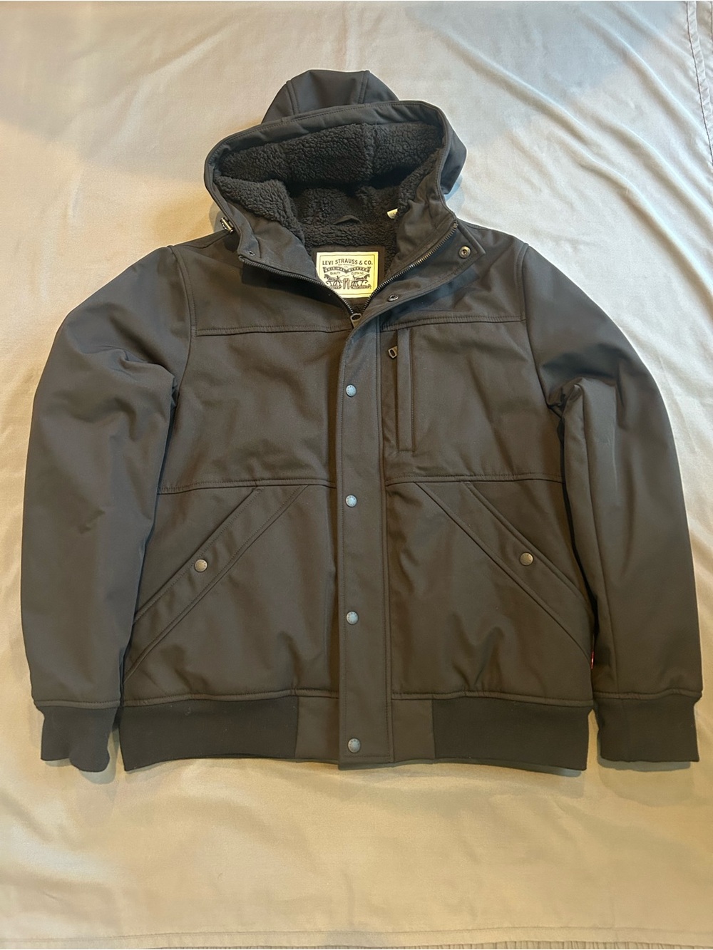 Levi's Hooded Sherpa-Lined Jacket